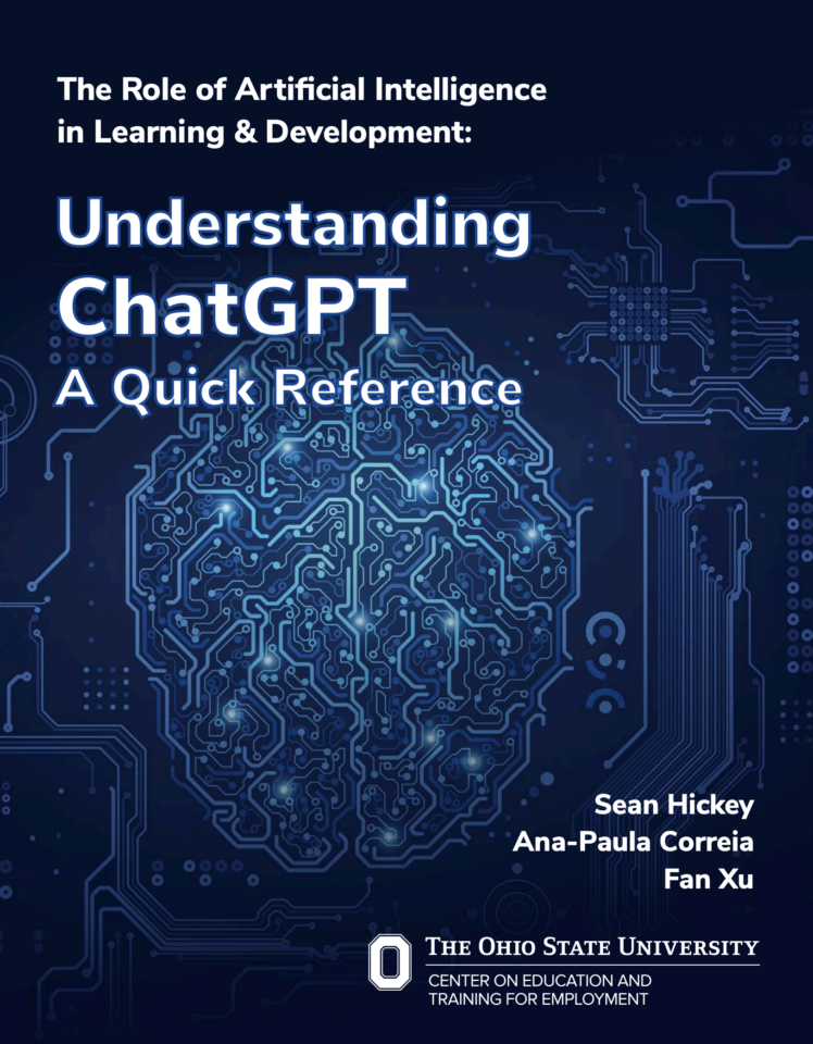 The Role of Artificial Intelligence in Learning and Development: Understanding ChatGPT - A Quick Reference cover