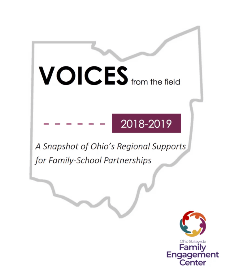 Voices from the Field A Snapshot of Ohio’s Regional Supports for Family-School Partnerships