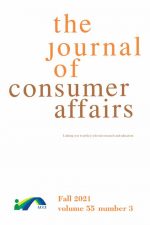 1 1 1 Journal of Consumers Affairs
